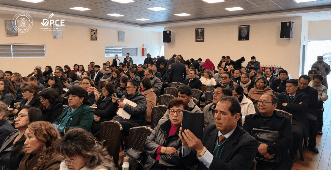 OPCE socializa la aplicación de la prueba ERCE en el IV Consejo Técnico Distrital de La Paz 2